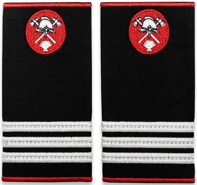 GRADE CAPITAN POMPIERI IGSU ISU GRADE POMPIERI GRADE ISU GRADE MILITARE